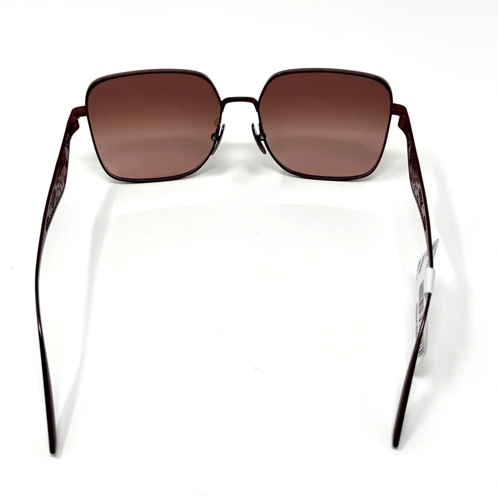 DOLCE & GABBANA Lace Square Sunglasses 57mm In Bordeaux - Picture 7 of 16
